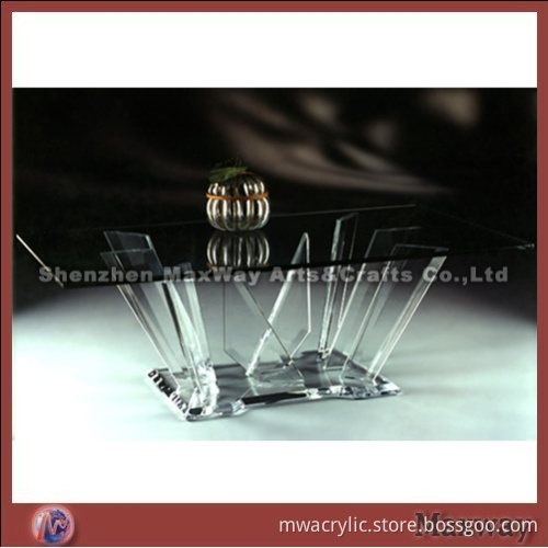 European Style Acrylic Glass Dining Table